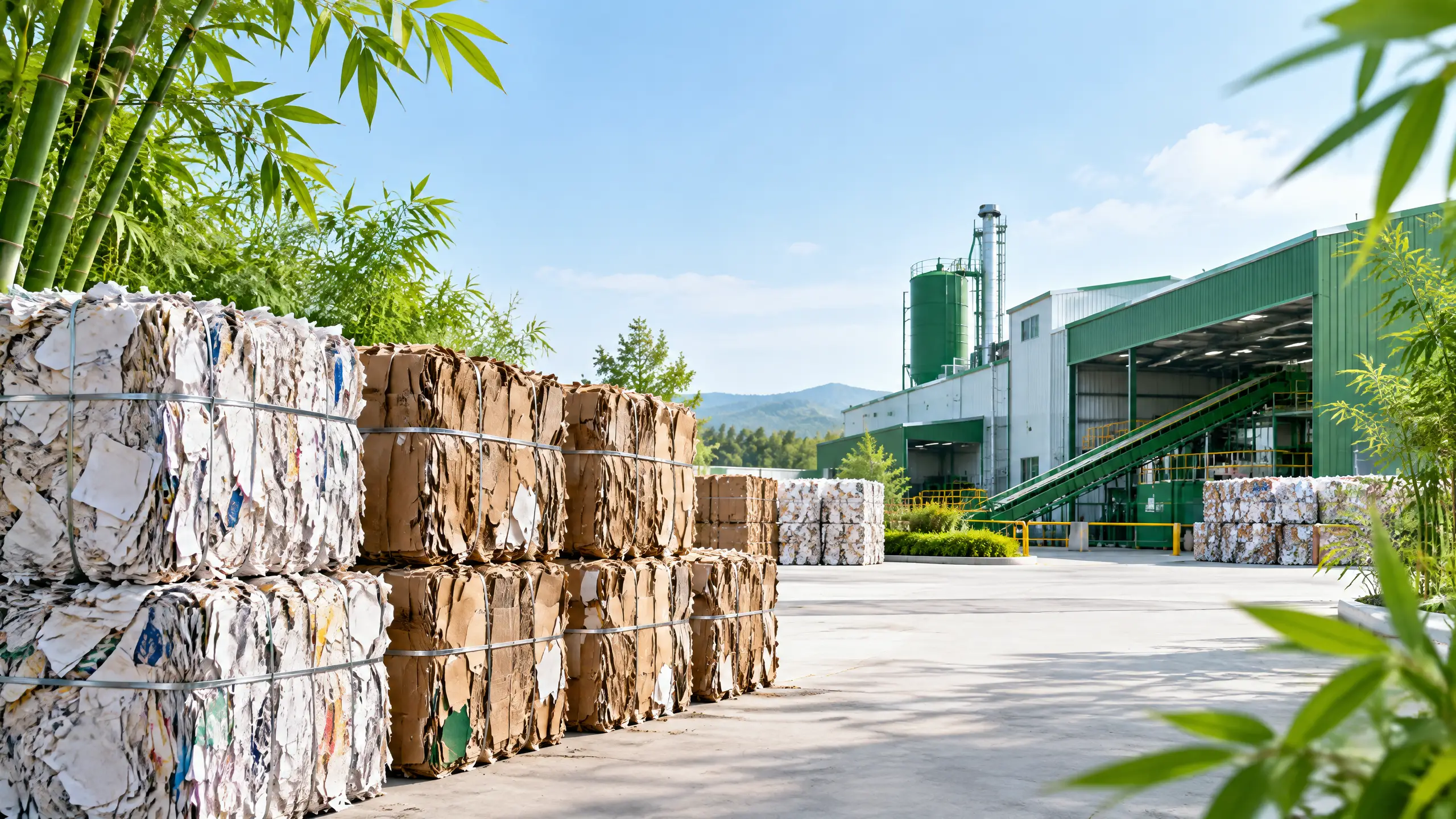 نموذج أعمال: Bamboo For Recycling Paper & Cartoon Company